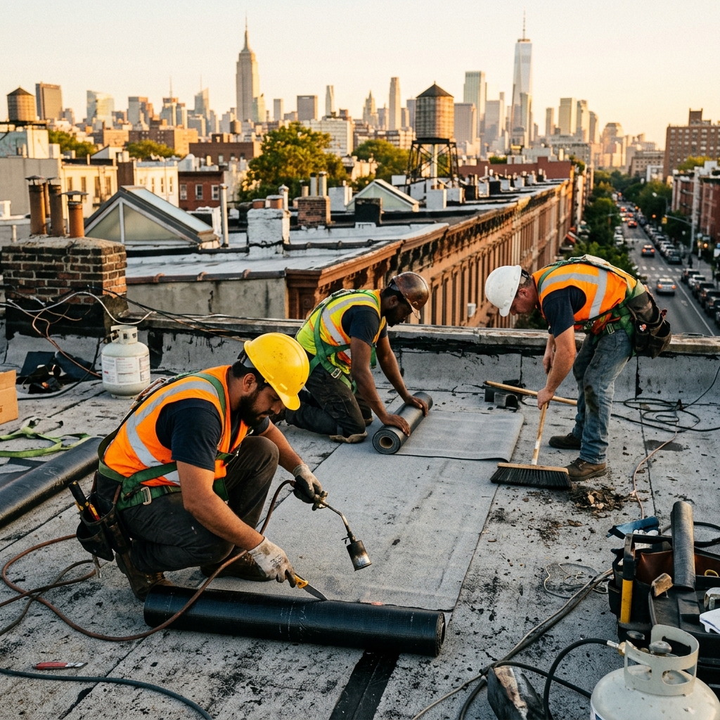 Roofing services in Downtown Brooklyn