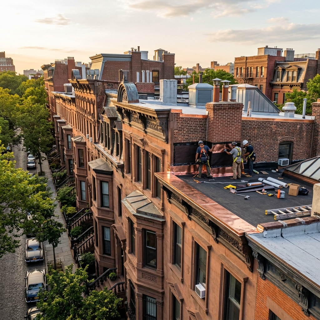 Roofing Challenges for Historic Brownstones in Brooklyn